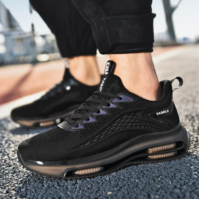 Damen Sportliche Laufschuhe mit atmungsaktiver Mesh-Oberfläche und stoßdämpfender Sohle EB