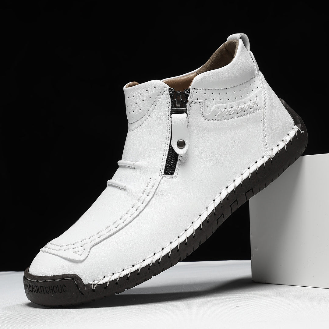 Herren modische Stiefel mit praktischem Reißverschluss EB