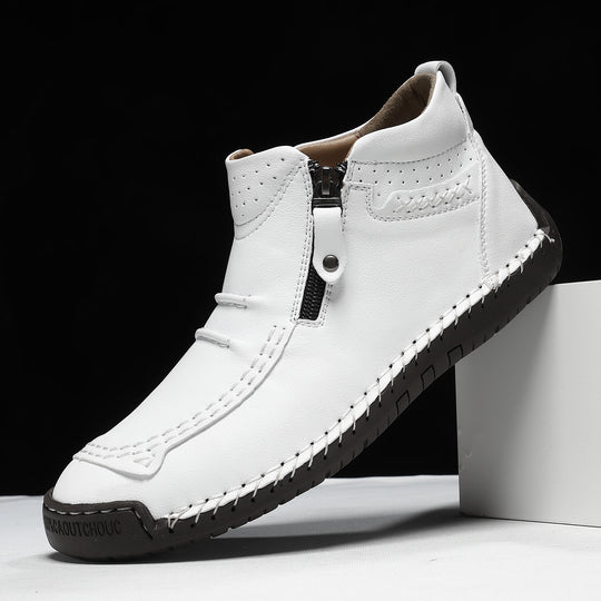 Herren modische Stiefel mit praktischem Reißverschluss EB