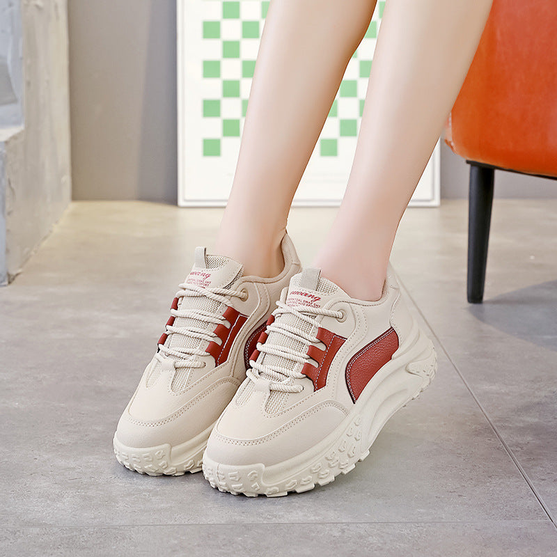 Damen Chunky Sneaker mit sportlichem Design und robustem Profil EB