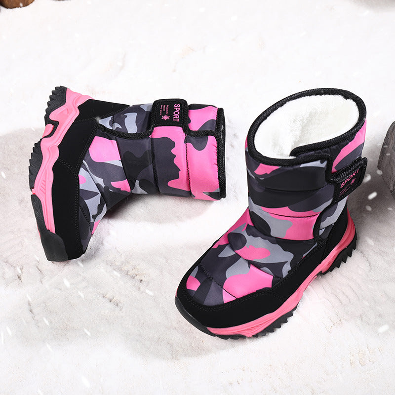 Damen warme und gefütterte Winterstiefel EB