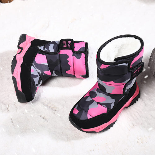 Damen warme und gefütterte Winterstiefel EB