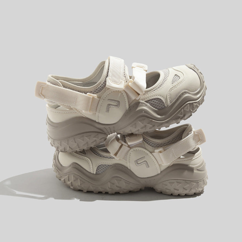 Damen Sportliche Sandalen mit praktischem Klettverschluss und ergonomischer Sohle EB