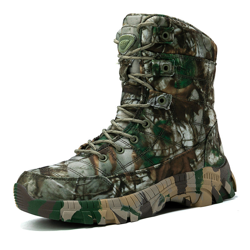 Herren militärische Camo Stiefel EB