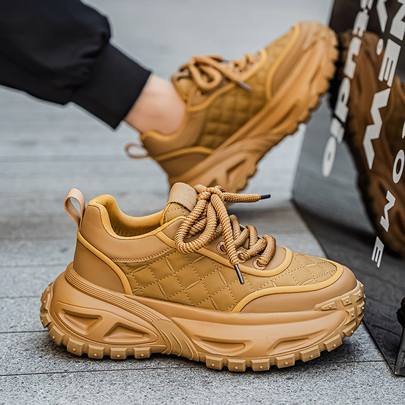 Damen Sportliche Chunky Sneakers mit dämpfender Laufsohle und strapazierfähigem Obermaterial EB