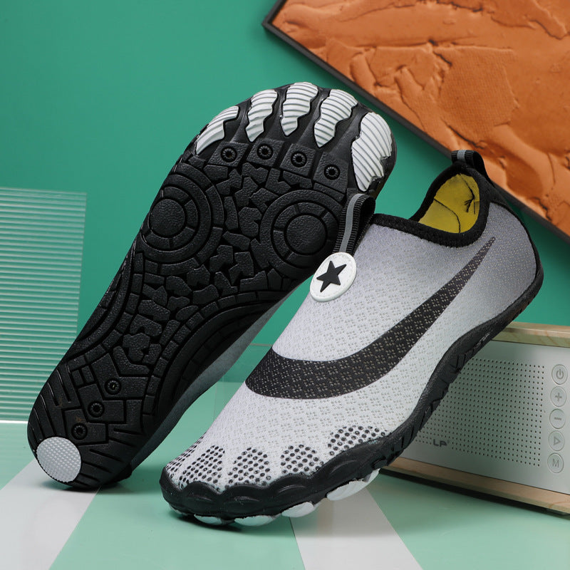 Damen flexible Aqua-Schuhe mit rutschfestem Sohlenprofil und atmungsaktivem Obermaterial EB
