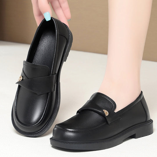 Damen Elegante Mokassins mit modischem Kettendetail und bequemer Sohle EB