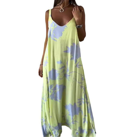 Damen Maxi-Kleid mit floralem Print EB