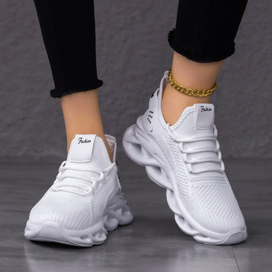Damen Leichte und atmungsaktive Sport-Sneaker mit dämpfender Sohle EB