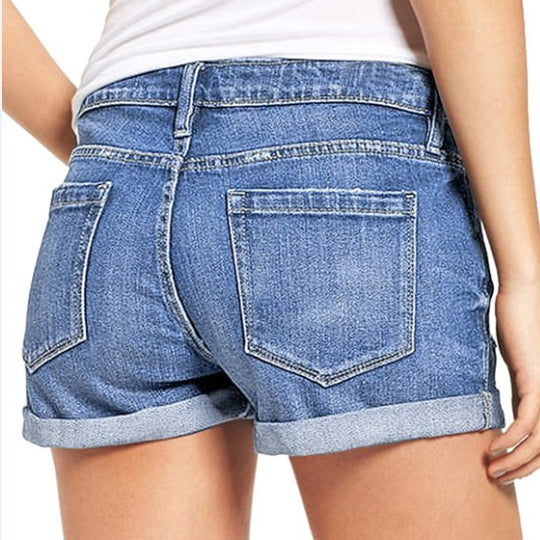 Damen Jeans-Shorts im lässigen Destroyed-Look EB