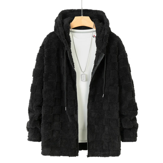 Herren Fleecejacke mit strukturiertem Design und praktischem Reißverschluss EB
