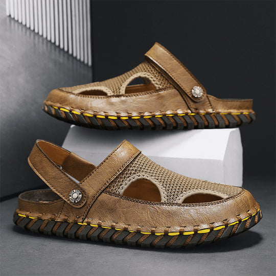 Damen Freizeit-Sandalen mit atmungsaktiver Netzstruktur und rutschfester Sohle EB
