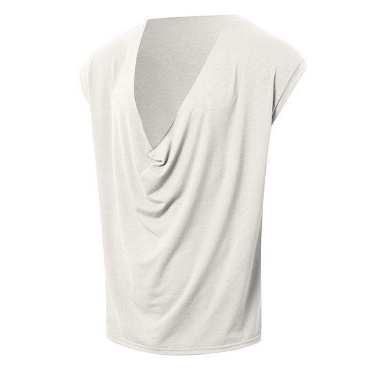 Damen Elegantes V-Ausschnitt Blusenshirt mit lässigem Schnitt EB