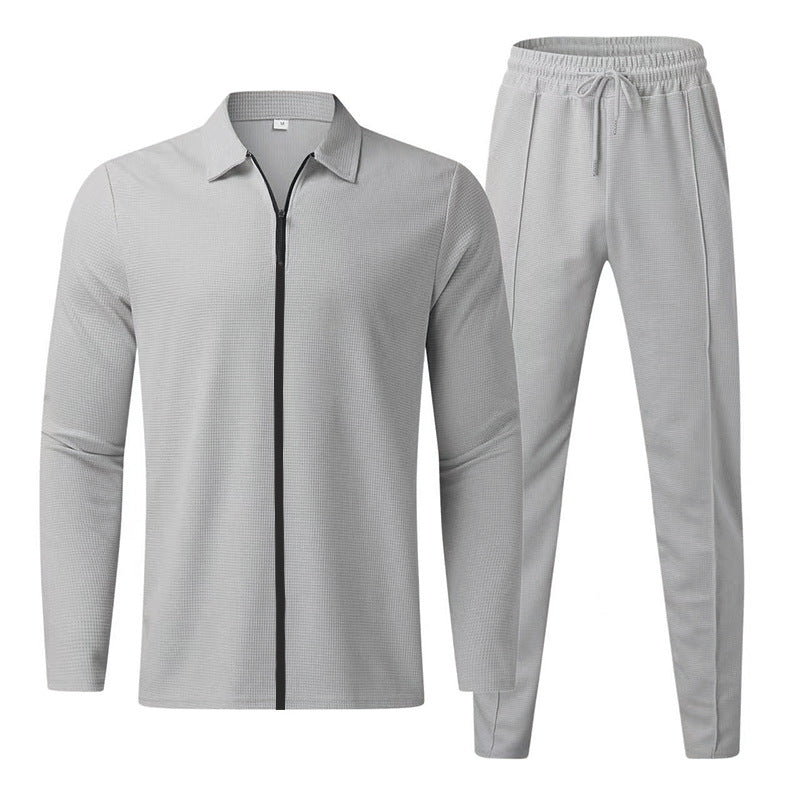 Herren Sportliches Zip-Up Set mit atmungsaktiver Struktur EB