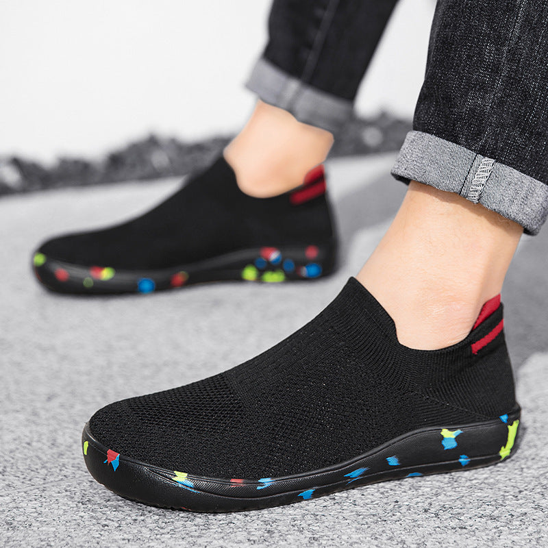 Damen Komfortable und luftdurchlässige Slip-On Sneakers EB