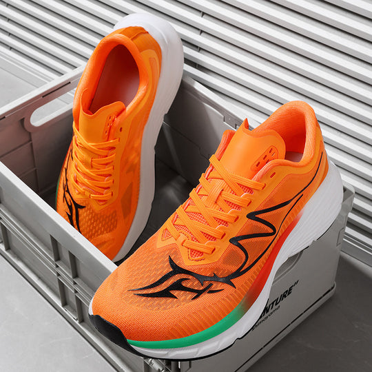 Damen Sportliche Laufschuhe mit atmungsaktivem Obermaterial und stoßdämpfender Sohle EB