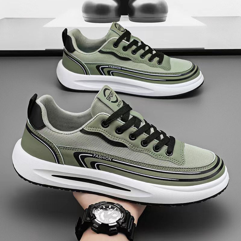 Damen Sportliche Sneakers mit atmungsaktiver Mesh-Oberfläche und stabiler Laufsohle EB