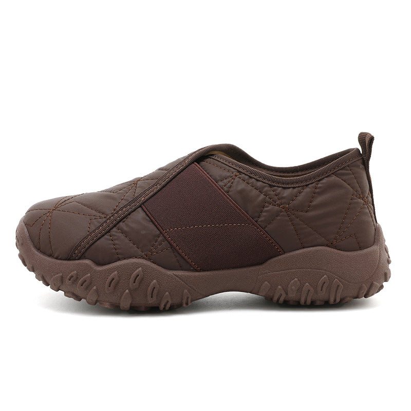 Damen Bequeme Outdoor-Slipper mit strukturiertem Obermaterial und rutschfester Sohle EB