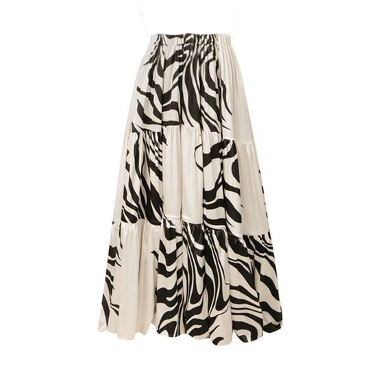 Damen Einteiler Badeanzug mit stilvollem Zebra-Design EB