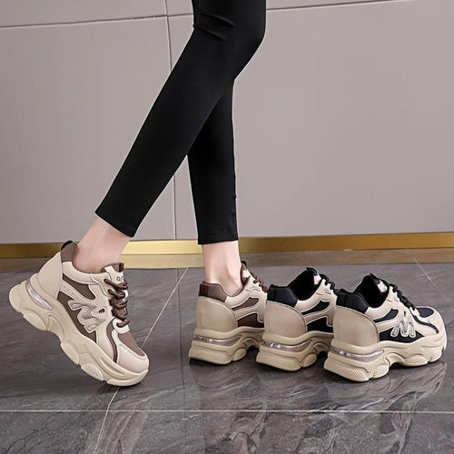 Damen Chunky Sneakers mit optimaler Dämpfung und sportlicher Oberflächenstruktur EB