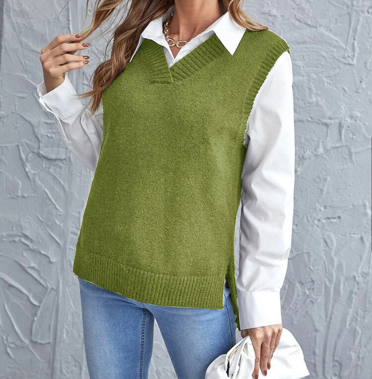 Damen elegante Strickweste EB