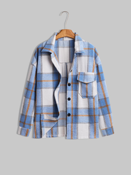 Damen Karierte Holzfällerjacke EB