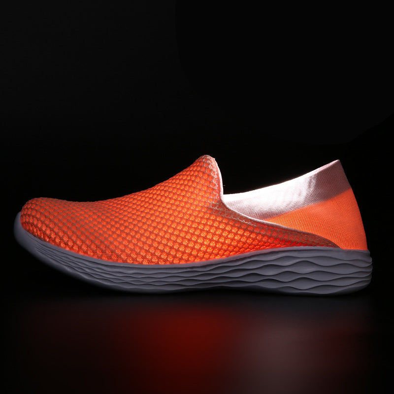 Damen atmungsaktive Slip-On Sneakers mit flexiblem Sohlendesign EB