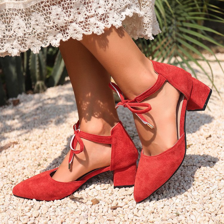 Damen elegante Ankle Boots mit schickem Schleifen-Detail EB