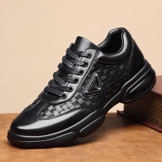 Herren Sportliche Sneakers mit geflochtenem Obermaterial von EB