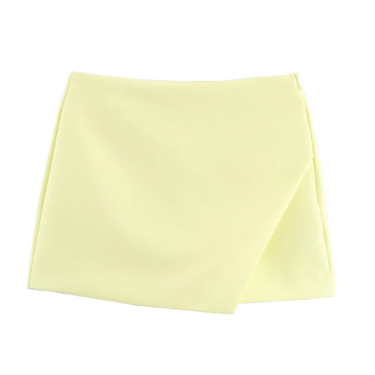 Damen modische Wickel-Shorts aus hochwertigem, elastischem Material EB
