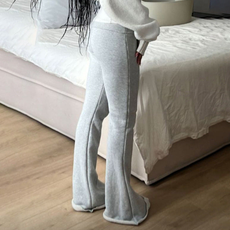 Damen Leggings mit ausgestelltem Bein EB