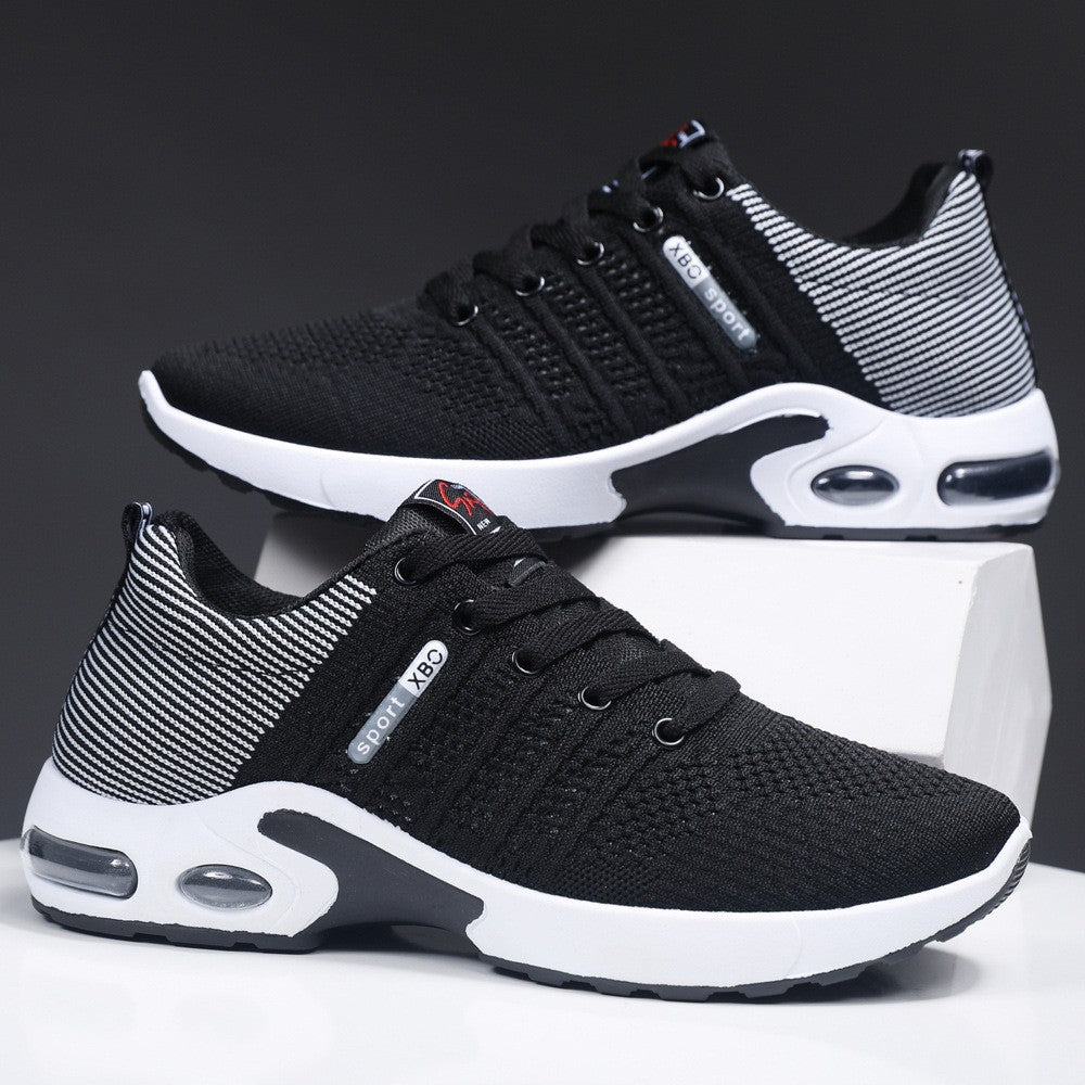 Damen Sportliche Sneakers mit atmungsaktiver Oberflächenstruktur und dämpfender Sohle EB