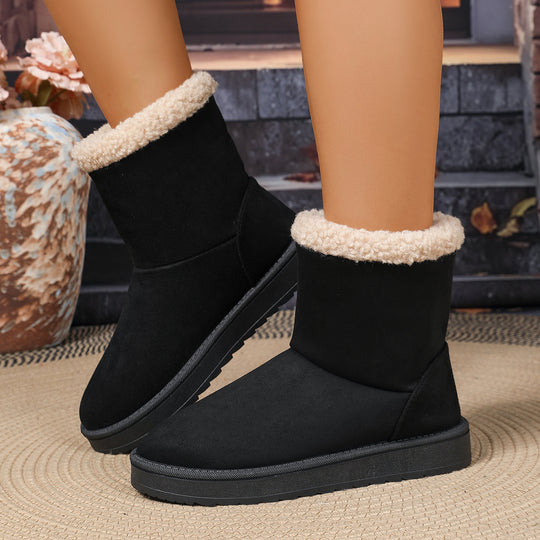 Damen Bequeme Winterstiefel mit kuscheligem Innenfutter EB
