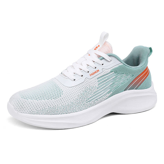 Damen Sportliche Sneakers mit atmungsaktivem Mesh-Obermaterial und bequemer Dämpfung EB