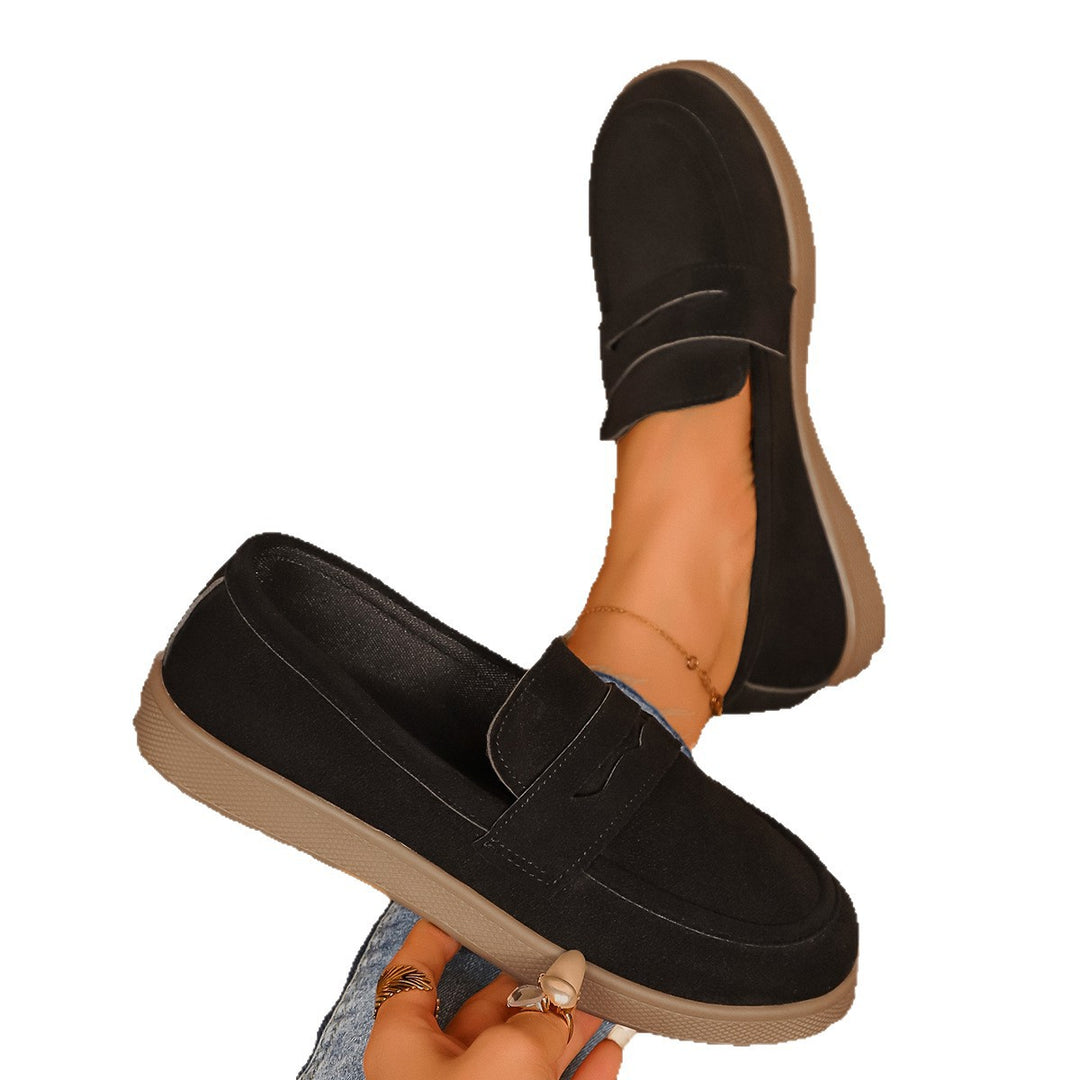 Damen Mokassinsocken mit weichem Wildleder und ergonomischem Fußbett EB