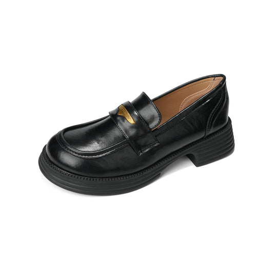 Damen modische Mokassins mit eleganter Schnallenakzent EB