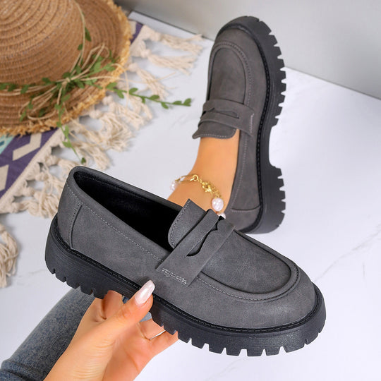 Damen Bequeme Mokassins mit rutschfester Sohle und stylishen Akzenten EB