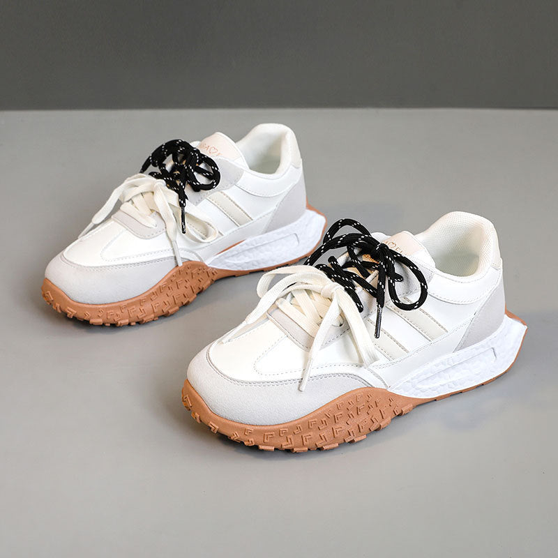 Damen Sportliche Chunky Sneakers mit rutschfester Sohle und atmungsaktiver Mesh-Oberfläche EB