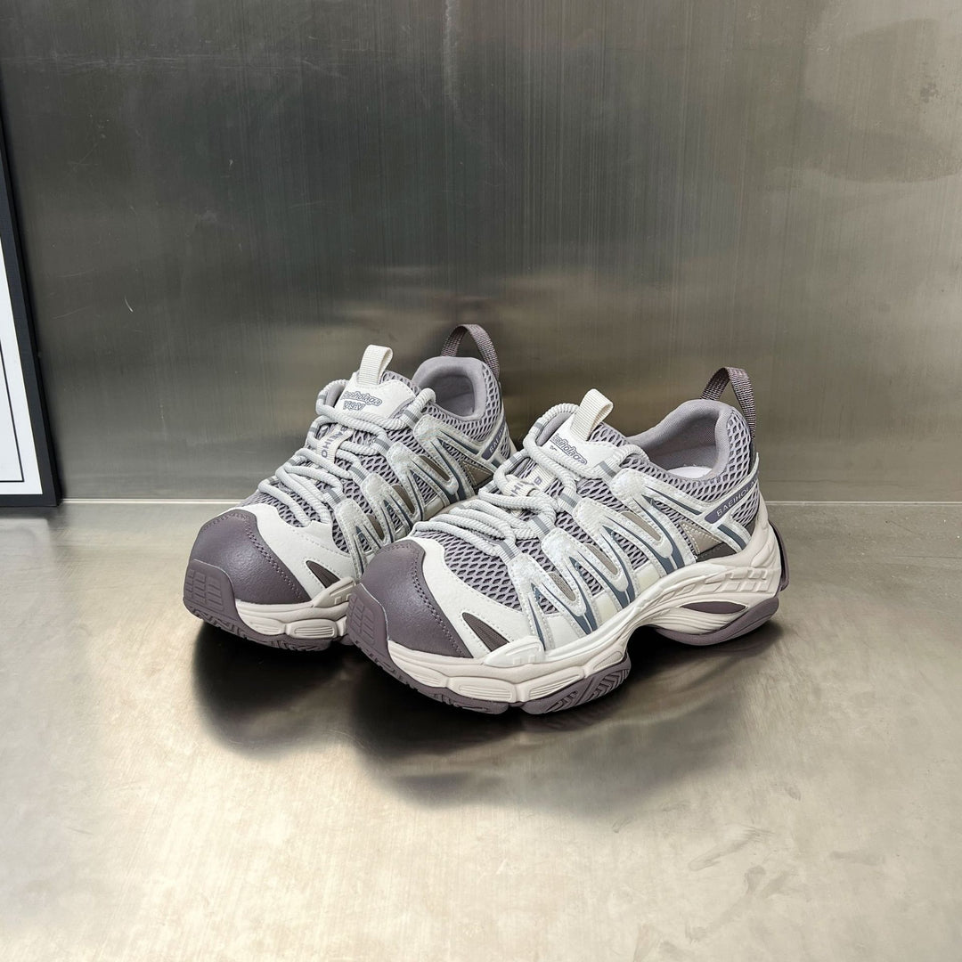 Damen Sportliche Outdoor-Sneaker mit atmungsaktiver Mesh-Oberfläche und stoßdämpfendem Sohlenkomfort EB