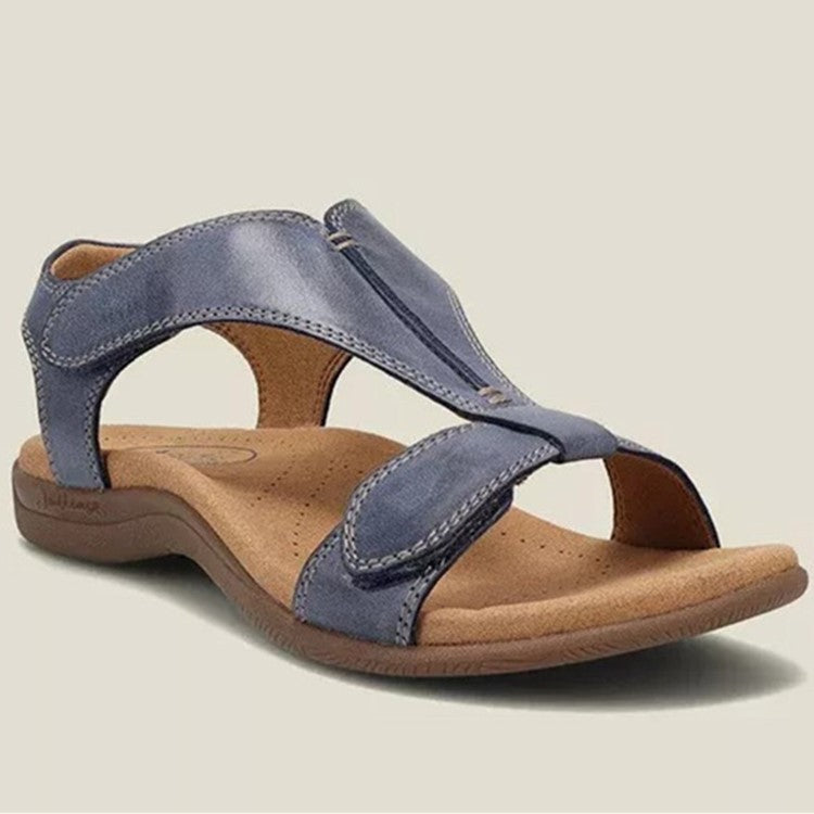 Damen Sportliche Komfortsandalen mit verstellbaren Riemen und anatomischem Fußbett EB