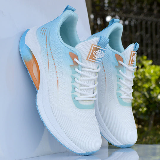 Damen Sportliche Sneaker mit atmungsaktivem Obermaterial und stoßdämpfendem Komfort EB