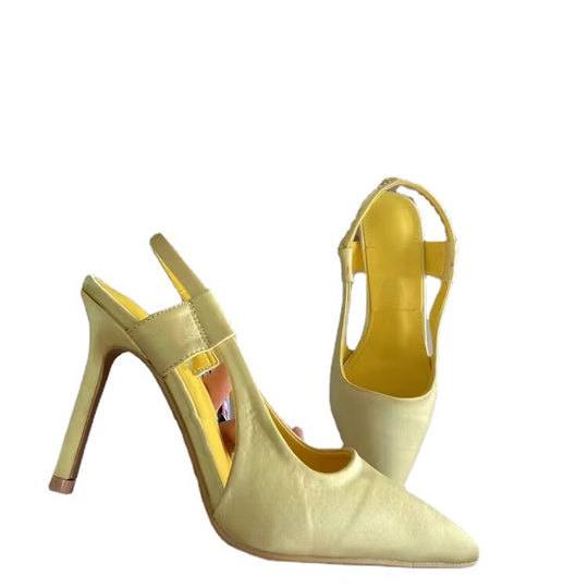 Damen Elegante Slingback-Pumps mit modischem Schnitt und hohem Absatz EB