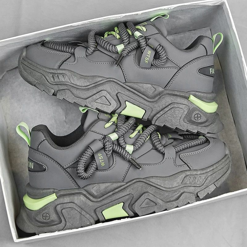 Damen Chunky Sneakers mit innovativem Dämpfungssystem und rutschfester Sohle EB