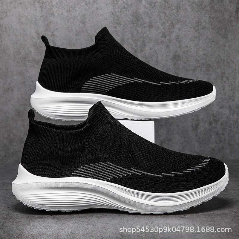 Damen Sportliche Sockensneaker mit atmungsaktivem Obermaterial und rutschfester Sohle EB
