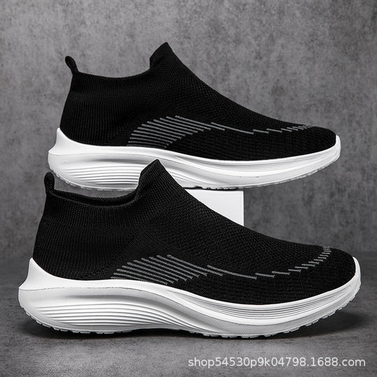 Damen Sportliche Sockensneaker mit atmungsaktivem Obermaterial und rutschfester Sohle EB