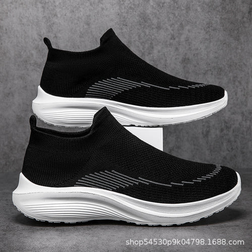 Damen Sportliche Sockensneaker mit atmungsaktivem Obermaterial und rutschfester Sohle EB