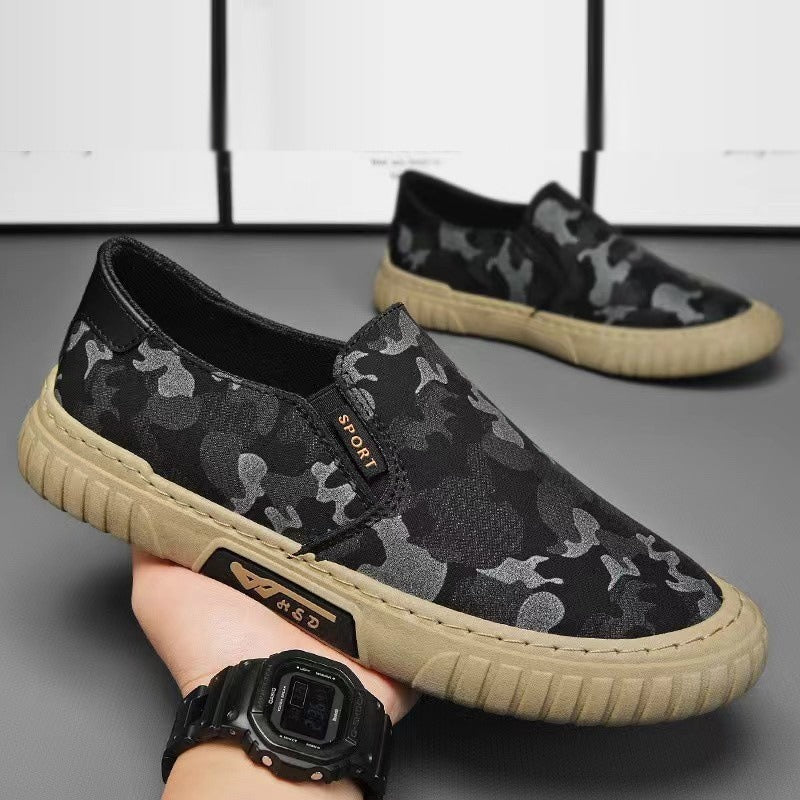 Damen Modische Slip-On Freizeitschuhe mit bequemer Sohle EB