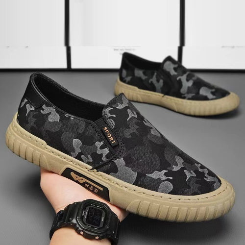 Damen Modische Slip-On Freizeitschuhe mit bequemer Sohle EB