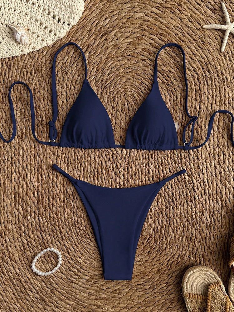 Damen Triangel-Bikini-Set mit raffiniertem Batikdesign EB