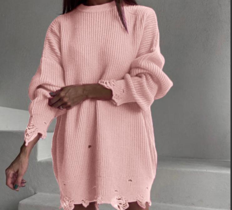 Damen Oversized Strickkleid EB